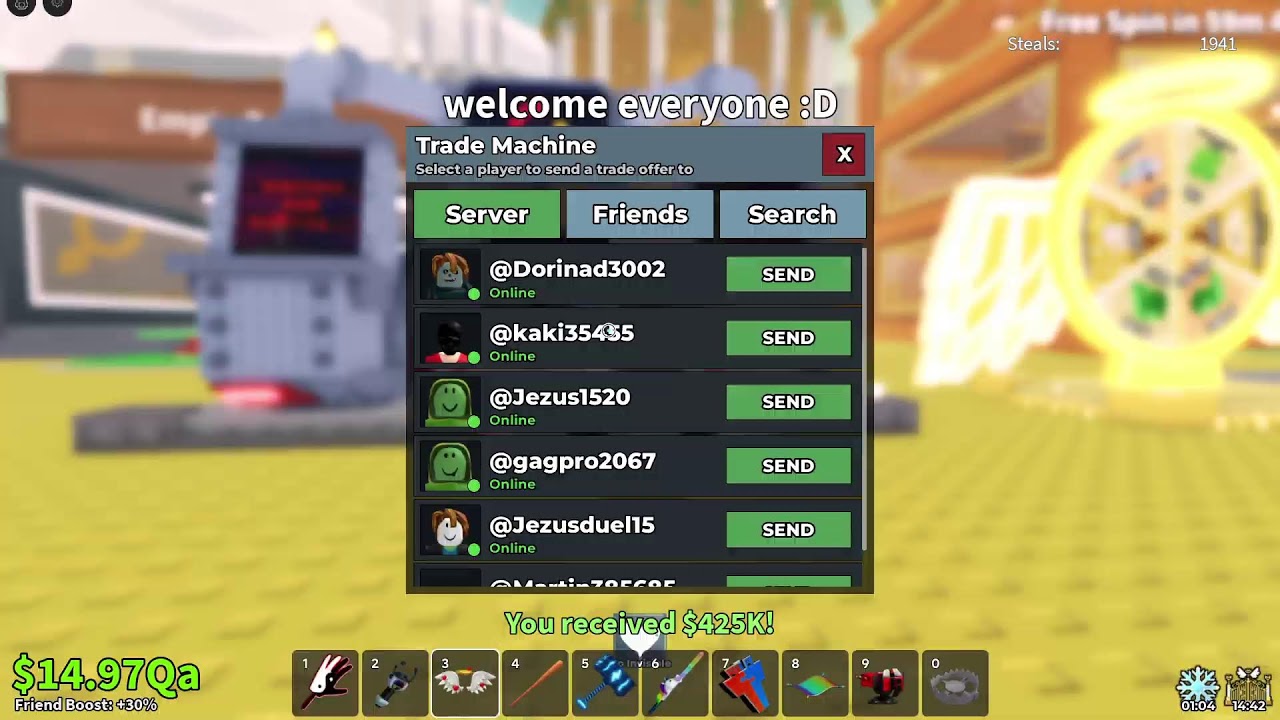 steal a brainrot gyertek trade