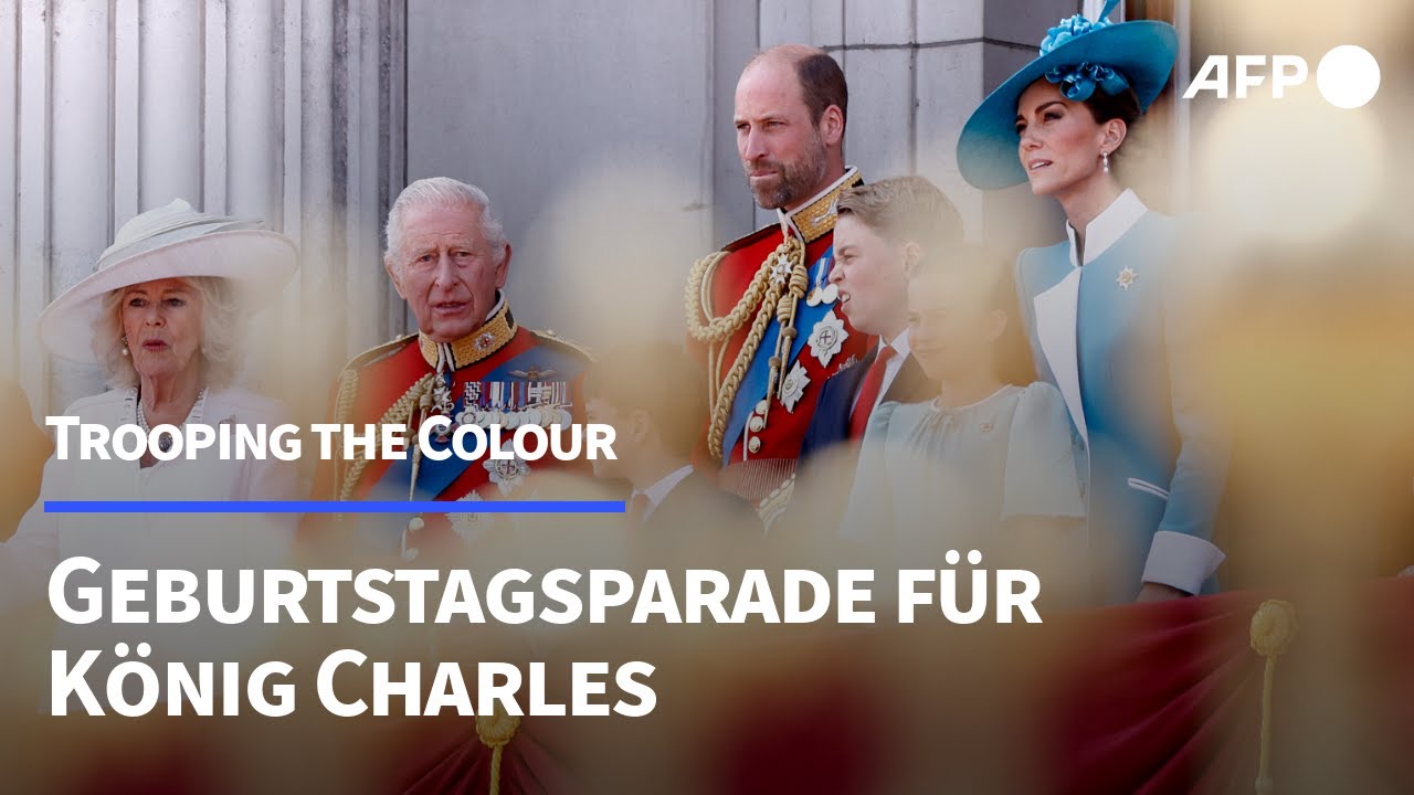 Prunkvolle Geburtstagsparade für König Charles in London | AFP