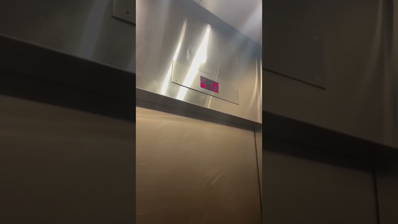SJSU Campus Village B North elevator 15th floor to parking level 1