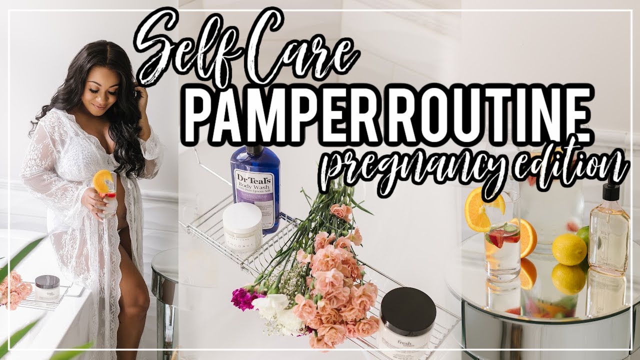 Relaxing Self Care Pamper Routine | Pregnancy Edition! NitraaB