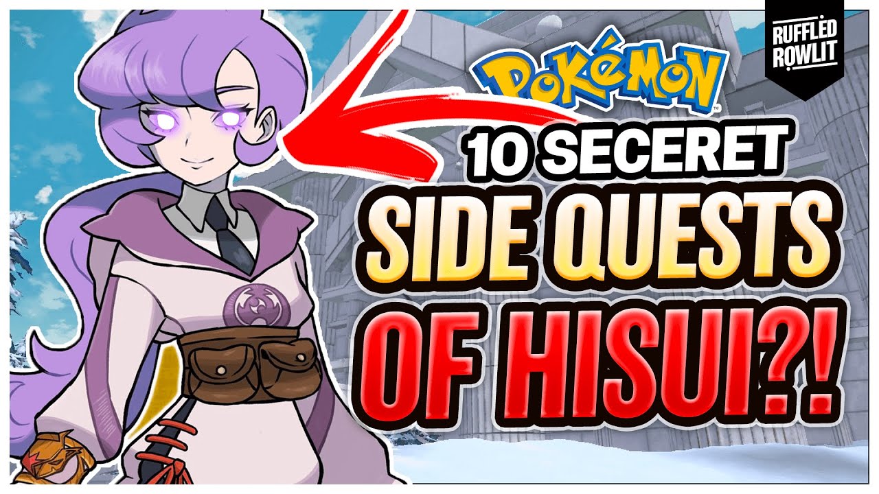 10 SECRET & HIDDEN Side Quests in Pokemon Legends Arceus You Should Do
