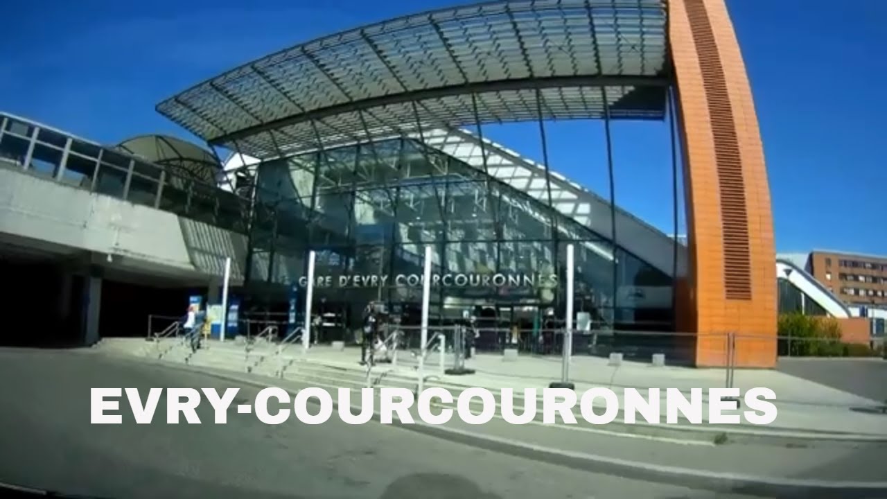 EVRY COURCOURONNES-4K- Driving- French region