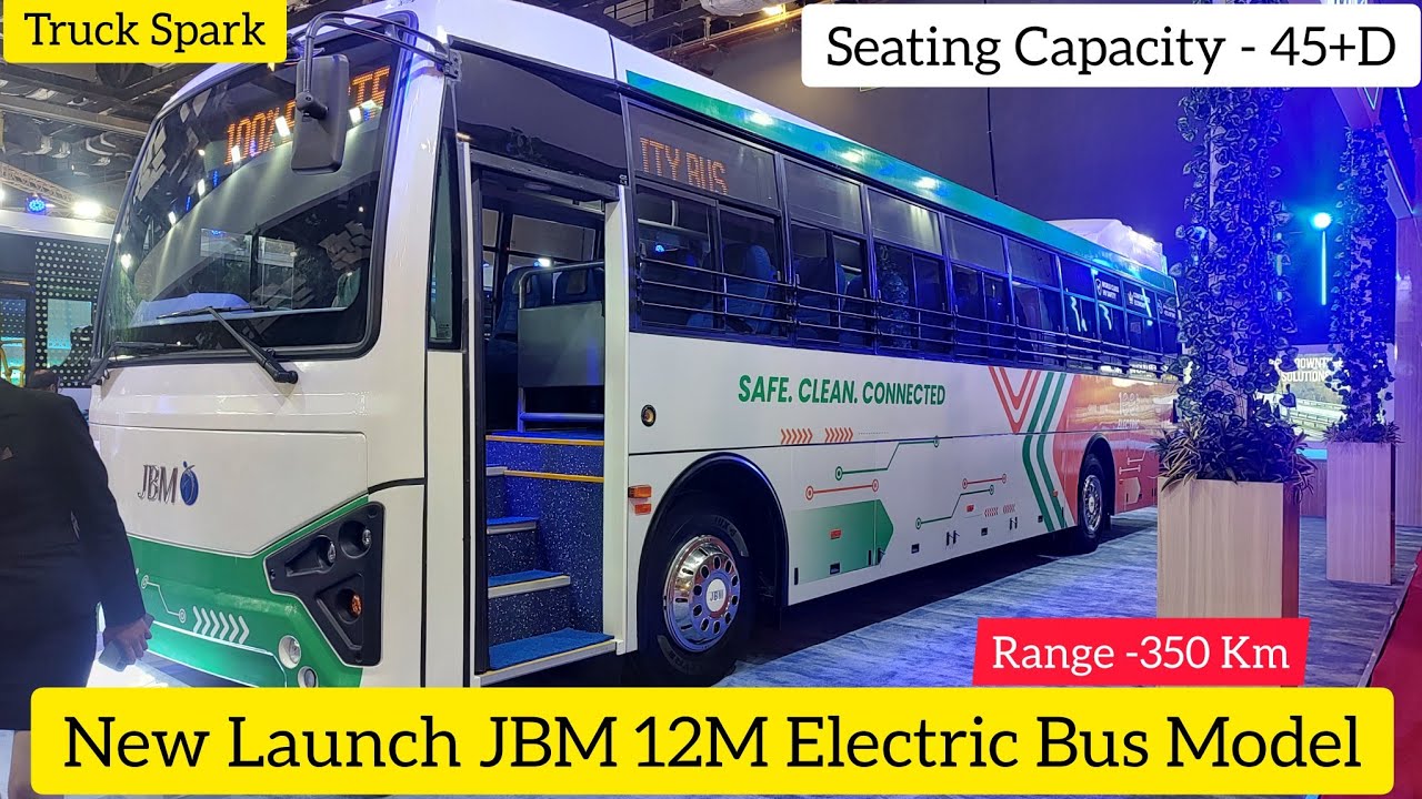 New Launch JBM Electric 12M Bus Model || Range - 350 km, Price 1.*Cr | Features & Specification #JBM