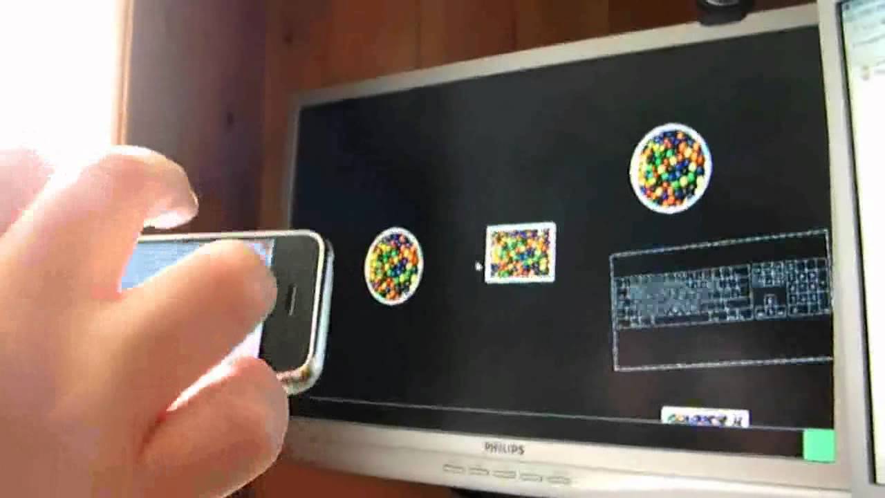 iPhone TUIO Output to SynergyNet