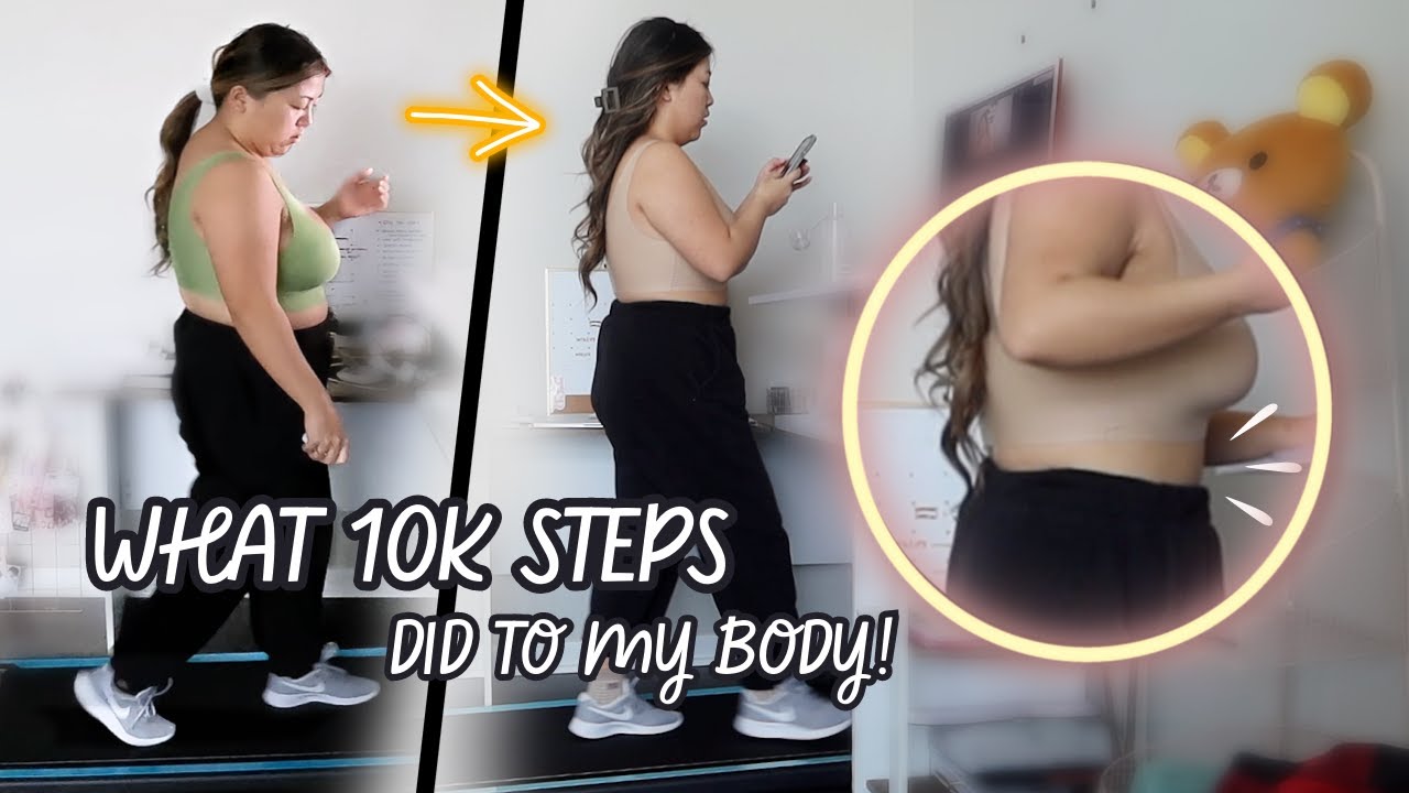 What 10k Steps Did to My STOMACH 🧨 (JUST WALKING!!!)