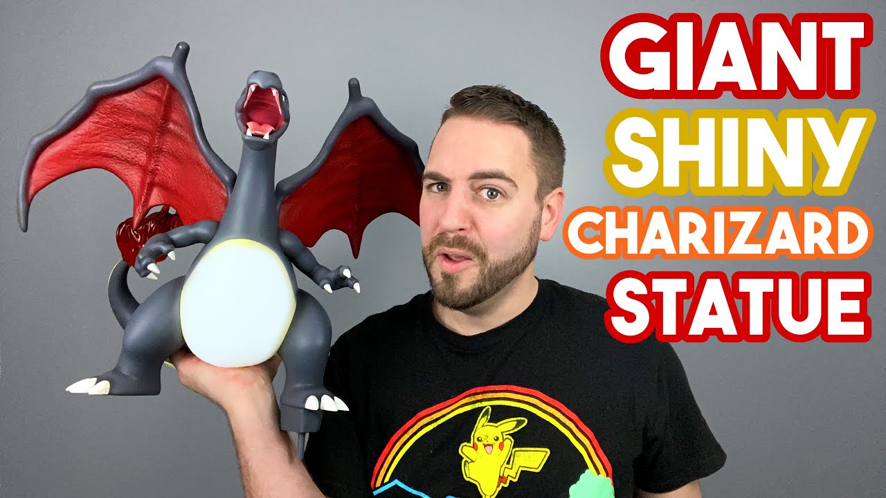 GIANT 2 FT TALL ✨ Shiny Charizard 🔥 Statue | Pok&eacute;mon Unboxing by Vitamin Studio