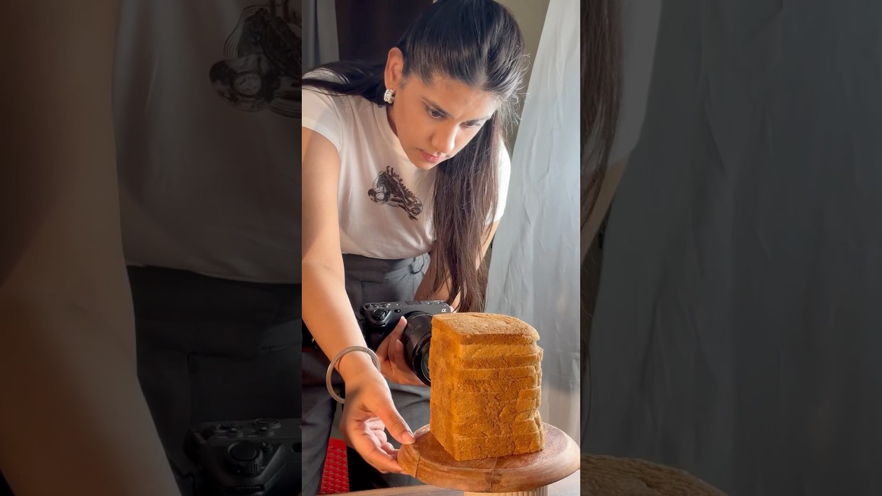 Cinematic bread commercial 🎥✨#bts #food #bread #commercial #camera #cinematography #behindthescene
