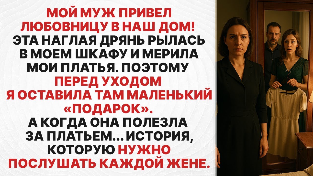МОЙ МУЖ ПРИВЕЛ ЛЮБОВНИЦУ В НАШ ДОМ! ЭТА НАГЛАЯ ДР#НЬ РЫЛАСЬ В МОЕМ ШКАФУ.