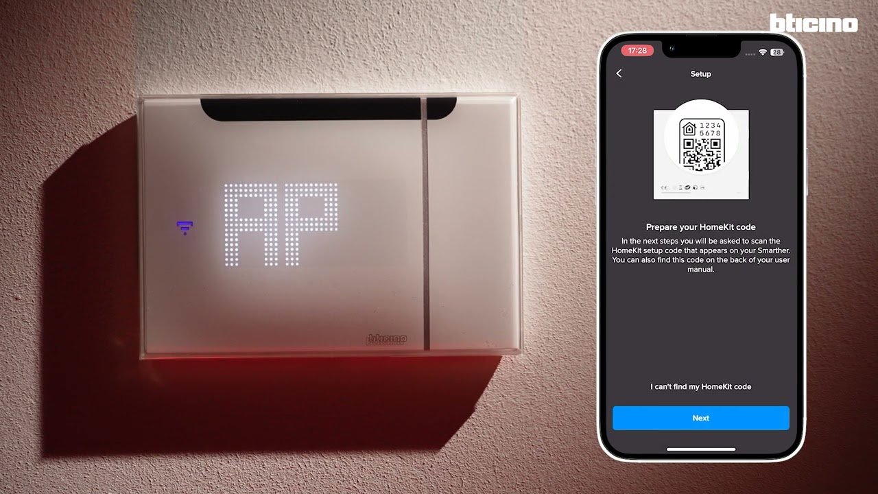 Smarther AC with Netatmo &ndash; Commissioning with iOS devices