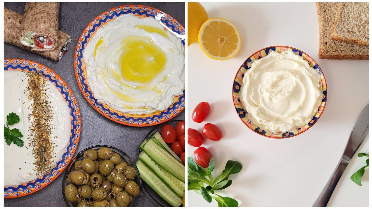 بدائل طبيعية و صحية لجبن الطلي بطريقة سهلة و بمكونين فقط 😍 الجبنة الكريمة + اللبنة بطريقتين