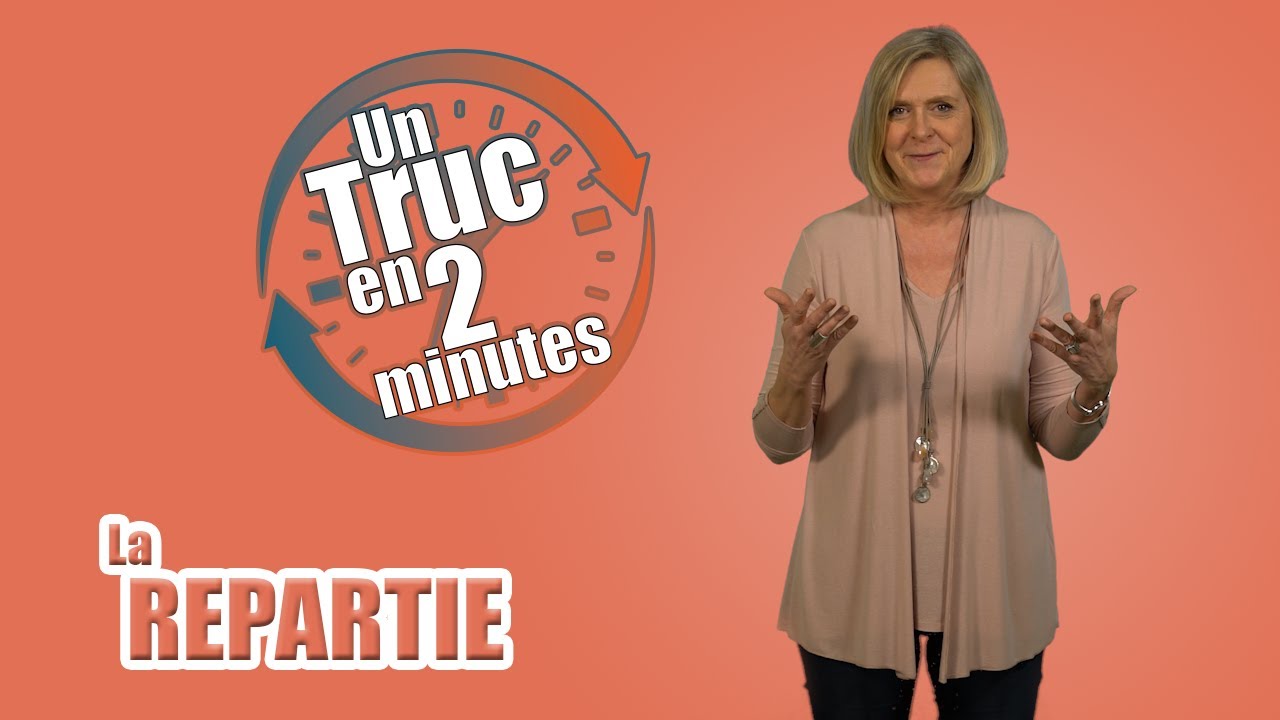 Apprenez à parler en public ou face caméra- L'ART DE LA REPARTIE -Sophie DUSSART - Speech Coaching -