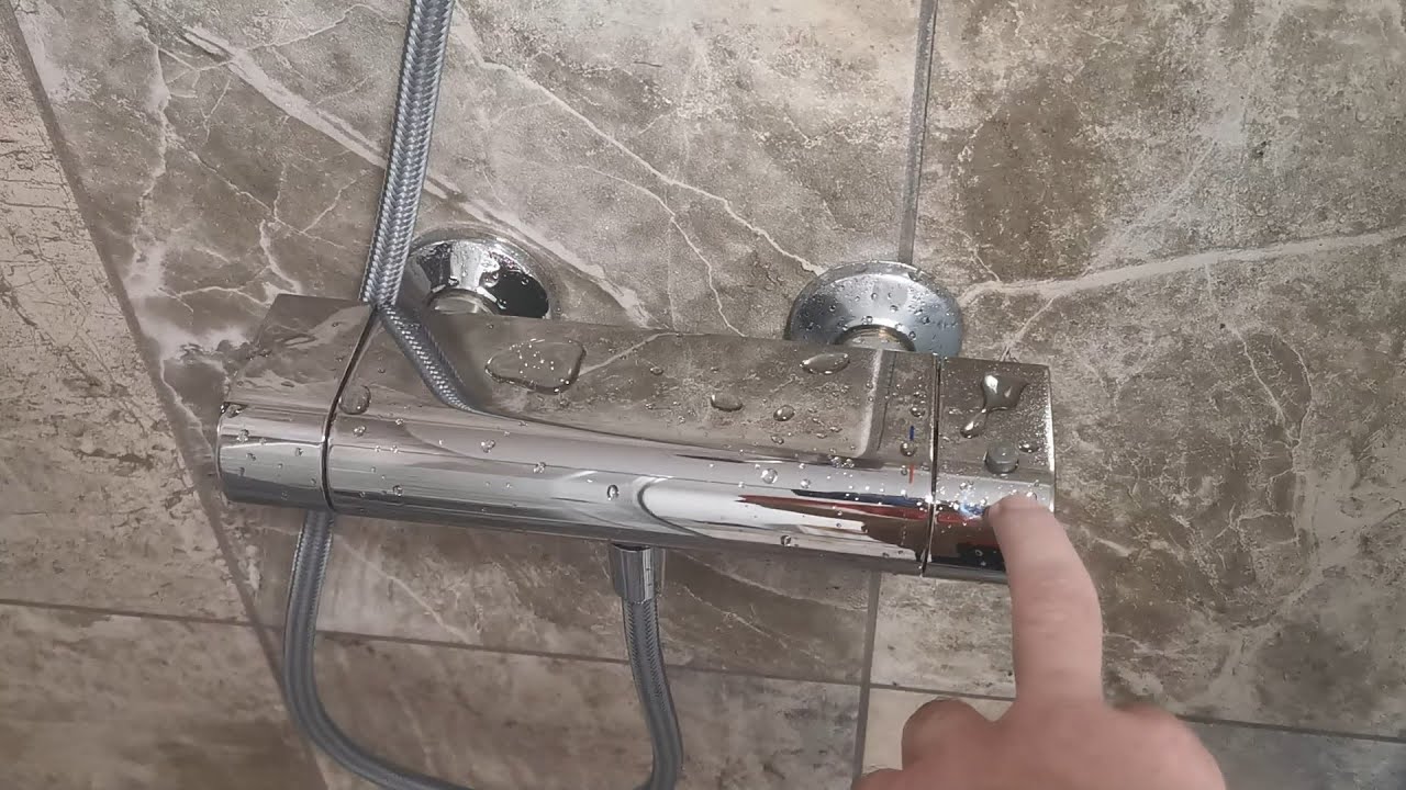 Assembling IKEA products - VALLAMOSSE - Thermostatic shower mixer, chrome-plated
