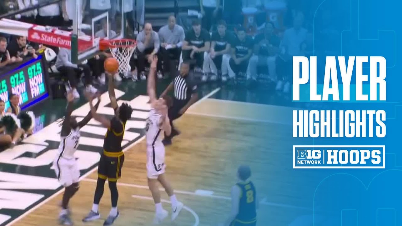 Bennett Stirtz Highlights vs. Michigan State | Iowa Basketball | 12/02/2025