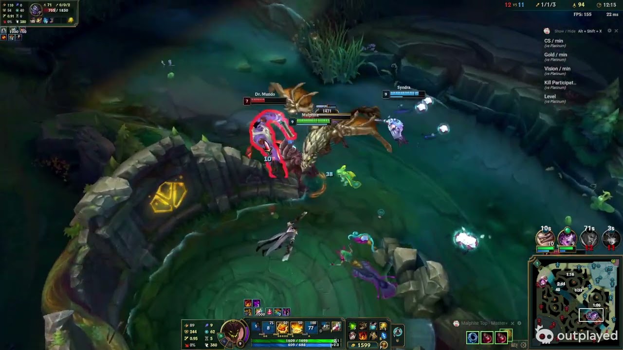 League of Legends Kill and Dragon