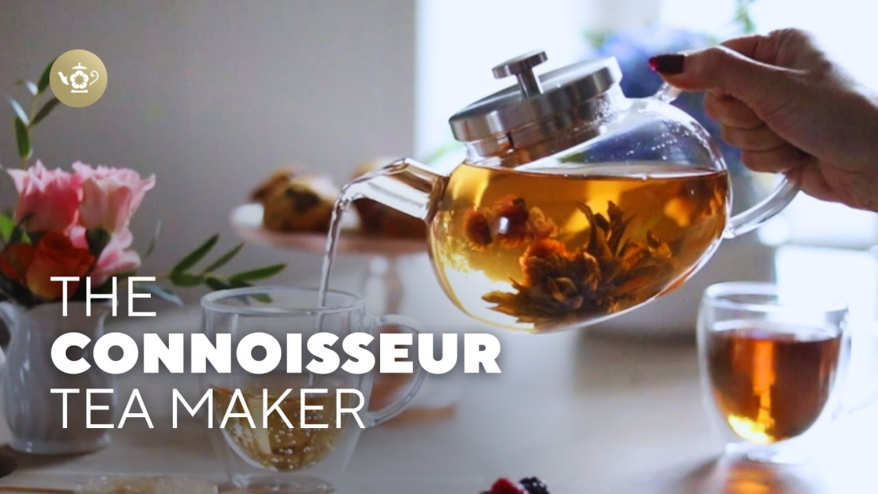 Teabloom Connoisseur: The Four-Cup Teapot For One With An Infuser & Laser-Cut Microdots