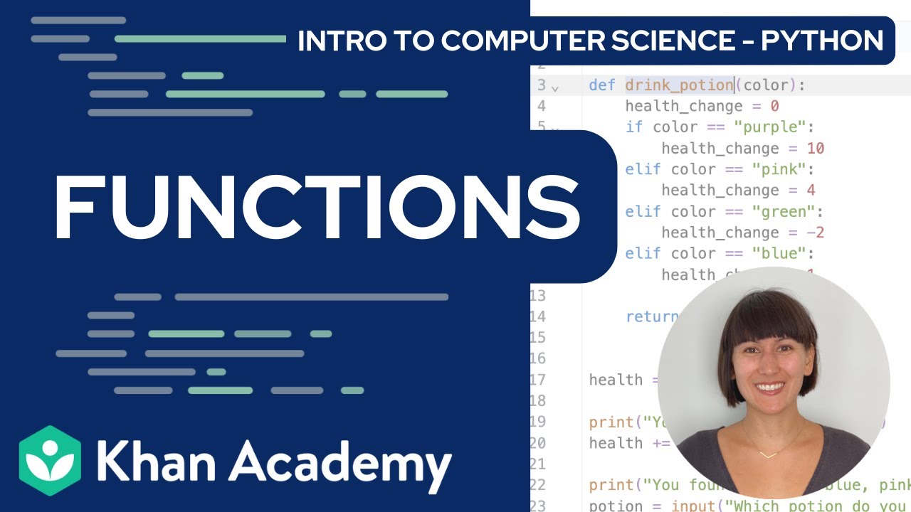 Functions in Python (FULL UNIT) | Intro to CS - Python | Khan Academy
