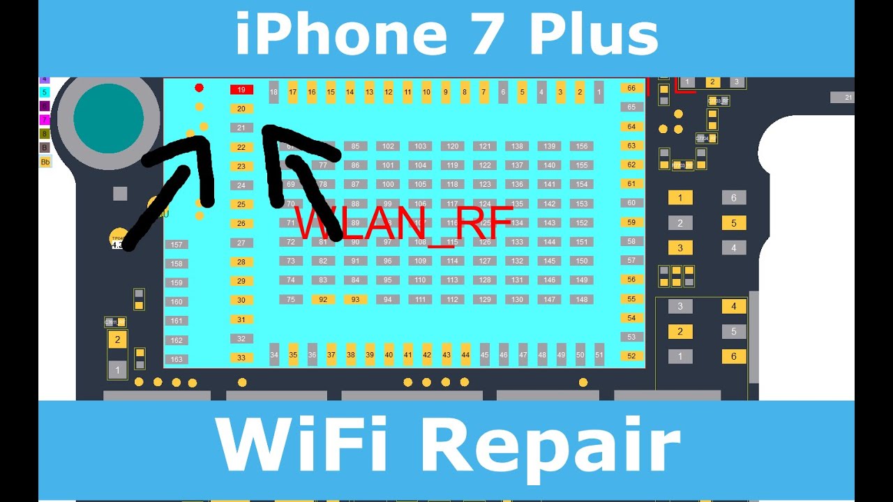 iPhone 7 Plus Wifi Repair - 2 jumper method - Advanced Motherboard Repair