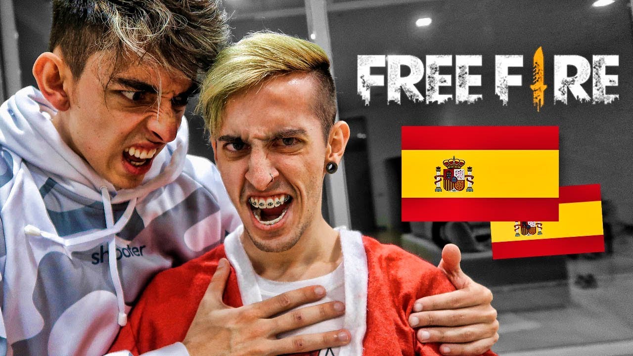 JUGANDO FREE FIRE EN ESPAÑA !! - Robleis