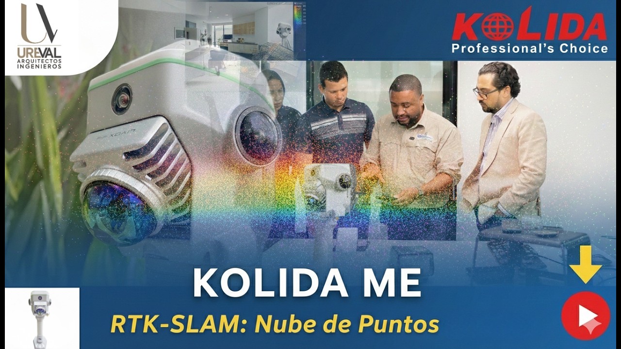 Presentando el Kolida Me RTK-SLAM: Demo Exclusiva en Urebal, Arquitectos Ingenieros