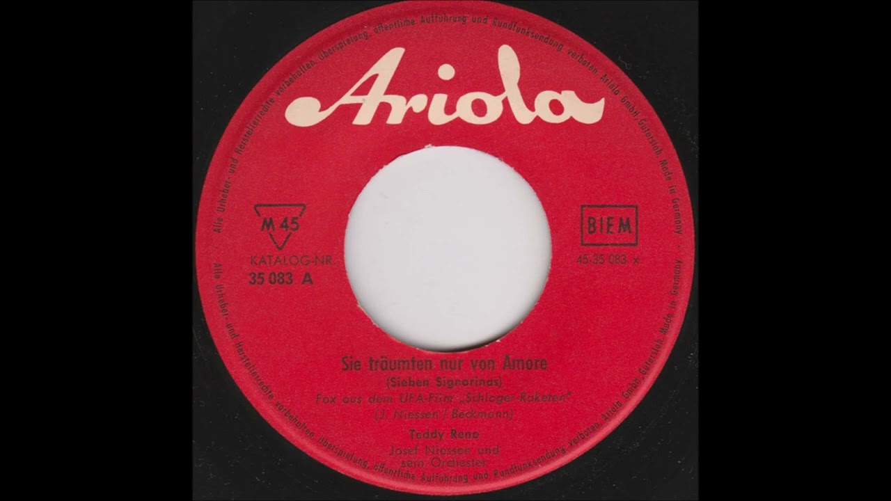 Teddy Reno  -  Sie träumten nur von amore  (Sieben Signorinas)  1960