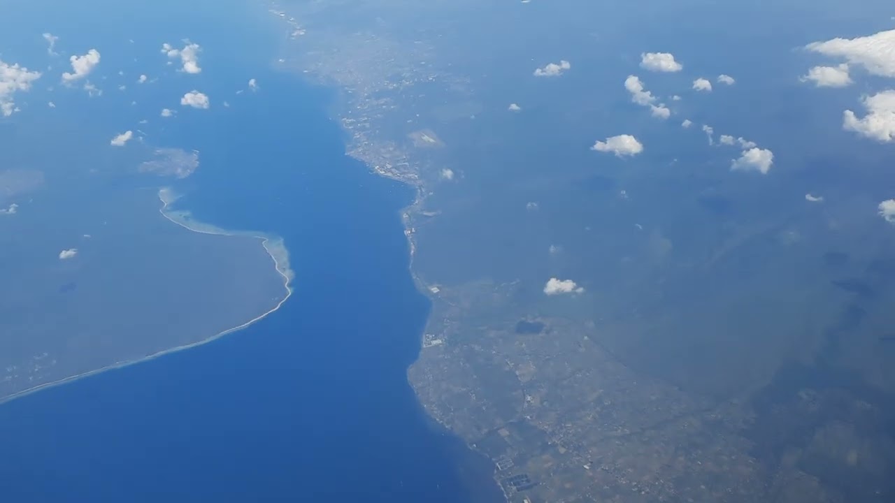 Wow ⁉️ Pemandangan Pulau Jawa dengan Bali Dari Pesawat ‼️Lion Air #liongroup #juanda
