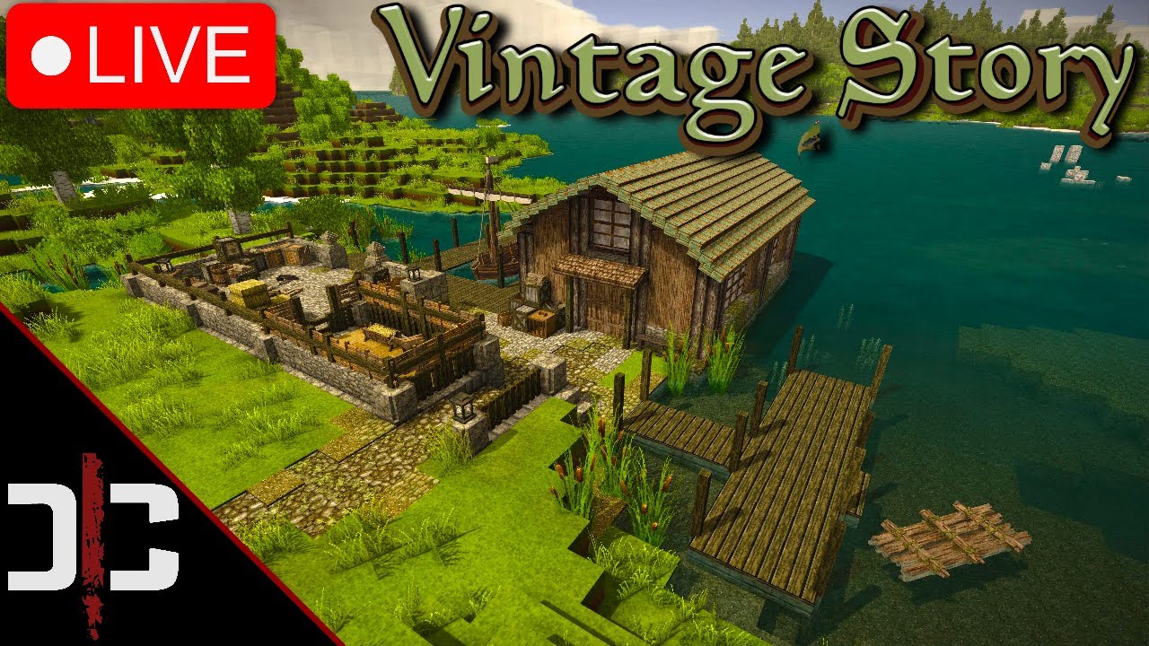 🔴LIVE - Vintage Story - DAY 3 Exploring This Minecraft Hytale Survival Type Game