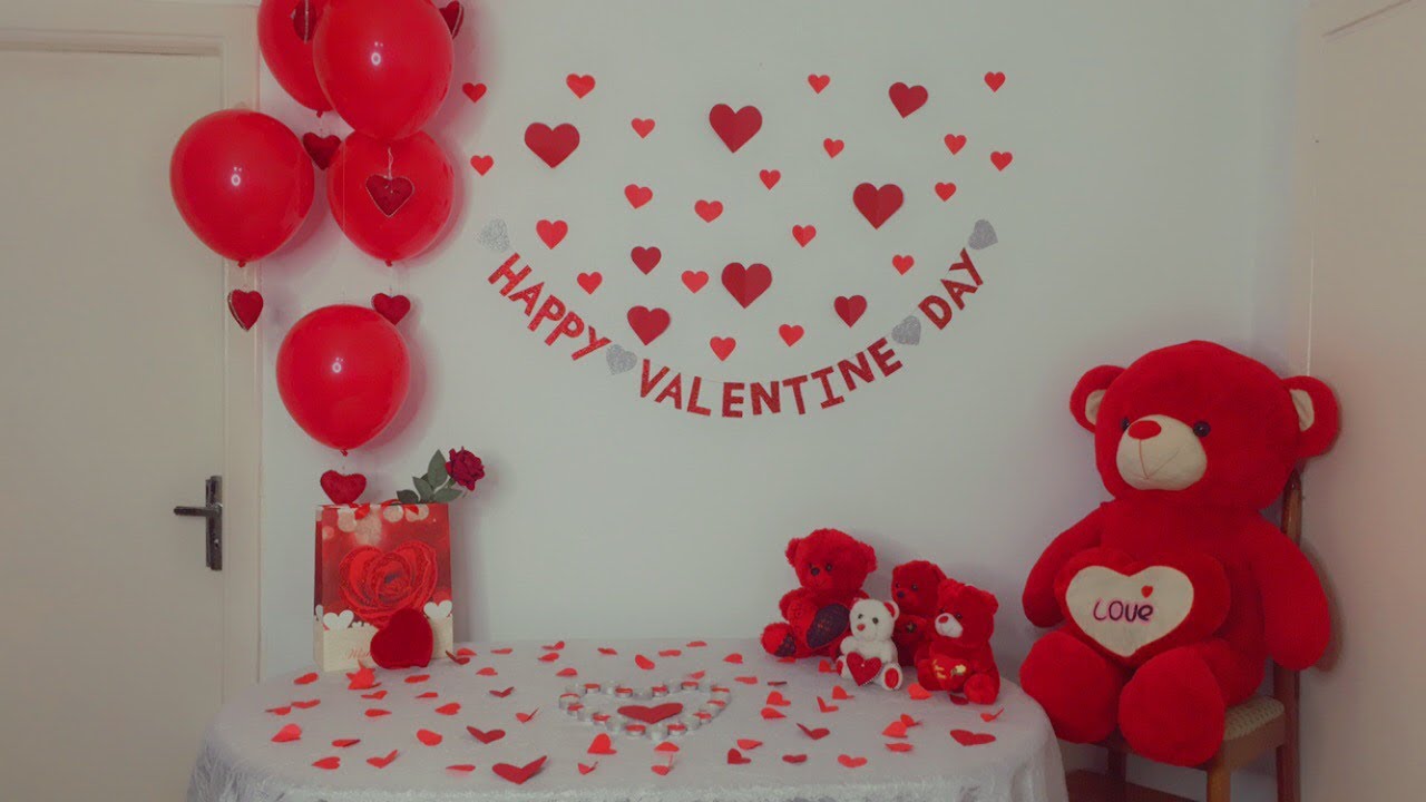 افكار لزينة عيد الحب/افكار هدايا عيد الحب /عمل زينة عيد الحب سهلة وبسيطة وسريعة😍❤️