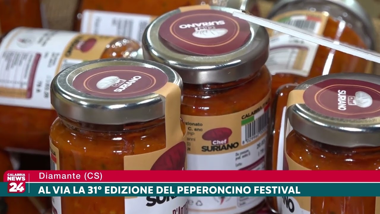 Diamante (CS): Al via la 31°Edizione del Peperoncino Festival