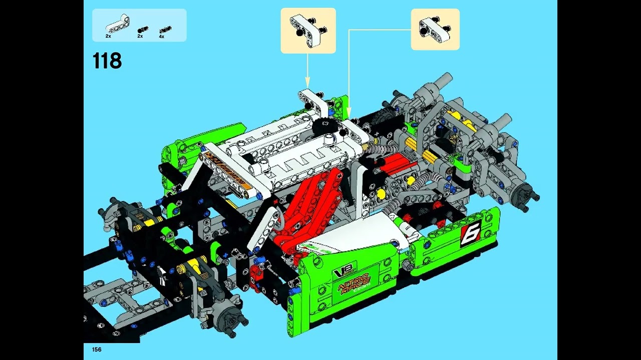BUILDING INSTRUCTIONS FOR LEGO TECHNIC  24 HOURS RACE CAR   42039