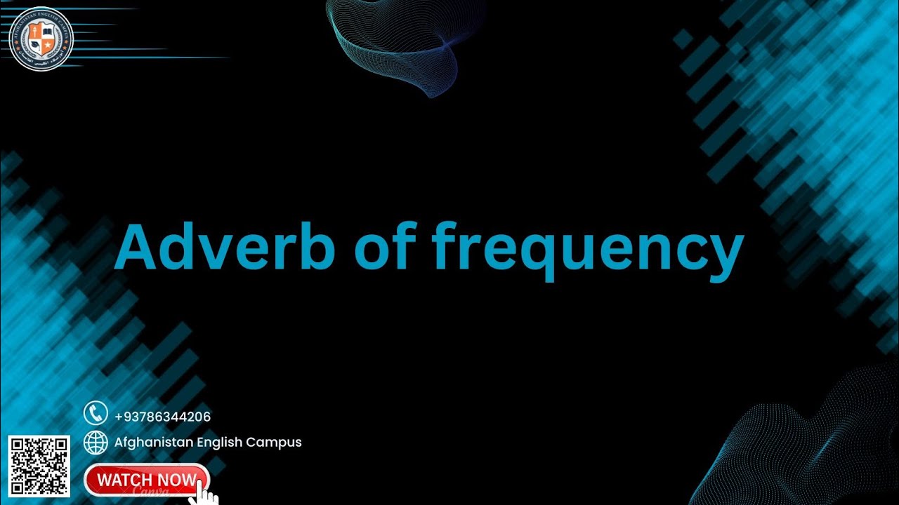 Adverb of frequncy |Yalda ahmadi|English grammar.