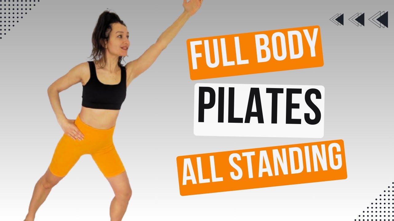15 MIN BEGINNER PILATES WORKOUT FOR WEIGHT LOSS & TONED BODY - All Standing, FUll Body
