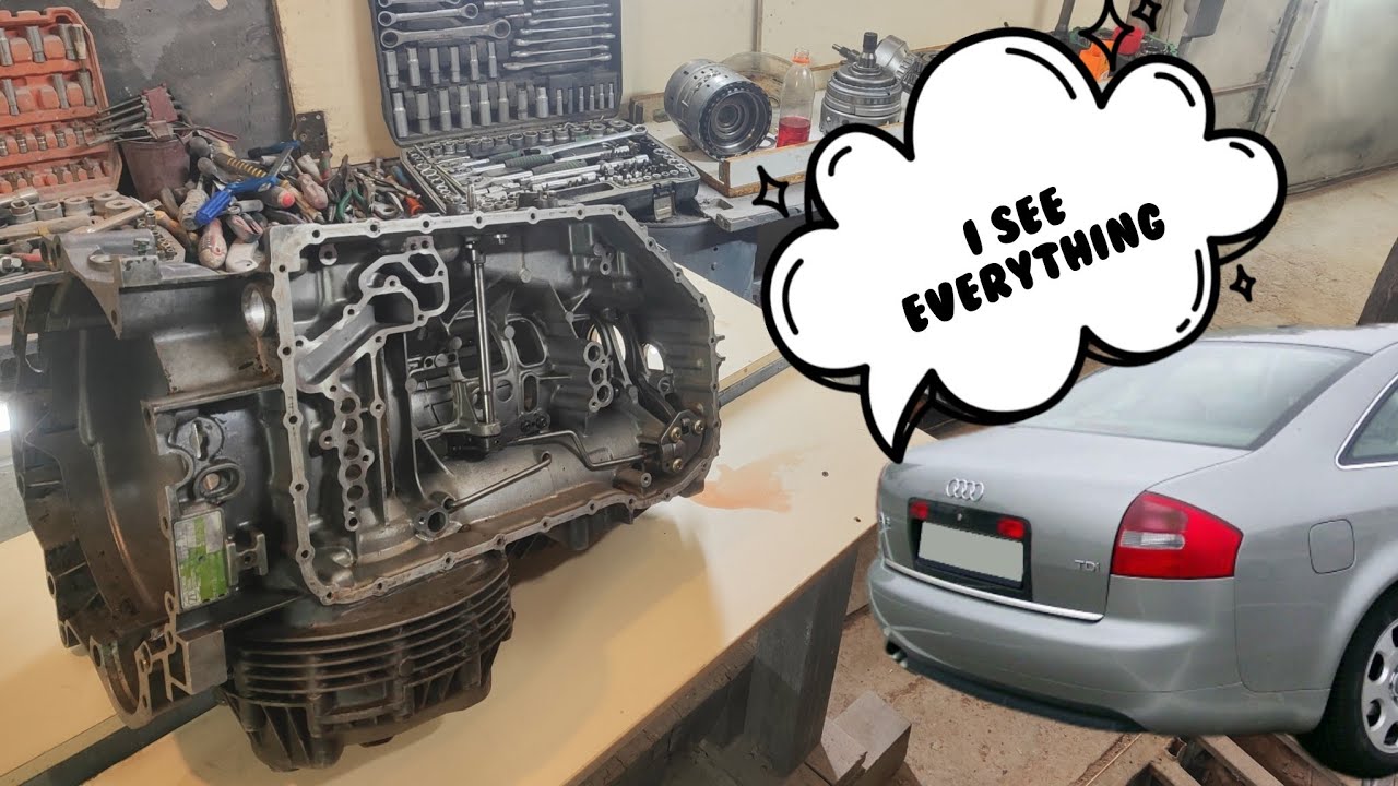 Перебираю коробку Audi A6  АКПП 5hp19.