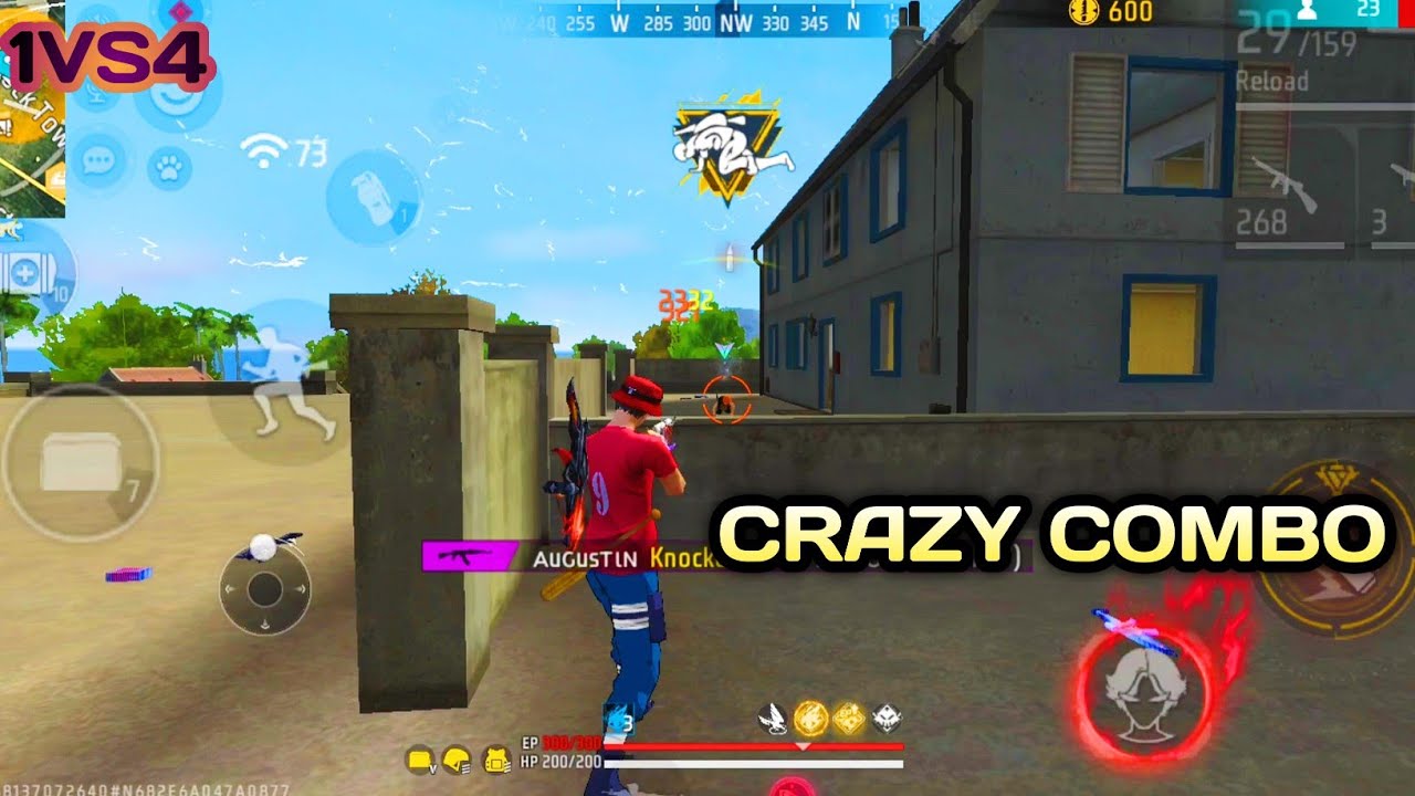 SOLO VS SQUAD CRAZY COMBO AK47 & THOMSON 🔥#freefire #viral #ff #roblox #ak47 #1vs1 #1vs2 #1vs3 #1vs4