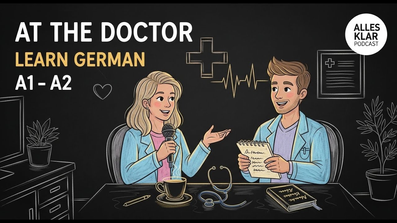 At the DOCTOR in GERMANY 🩺 | Learn German Health & Appointment Phrases A1–A2