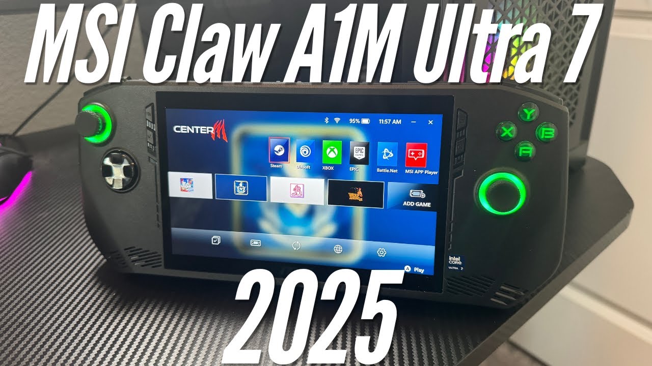 MSI CLAW A1M Ultra 7 Updated Drivers Review 2025 - Is it worth it now?