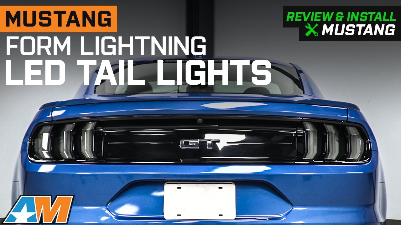 2015-2023 Mustang Form Lighting LED Tail Lights; Black Housing; Smoked Lens Review & Install