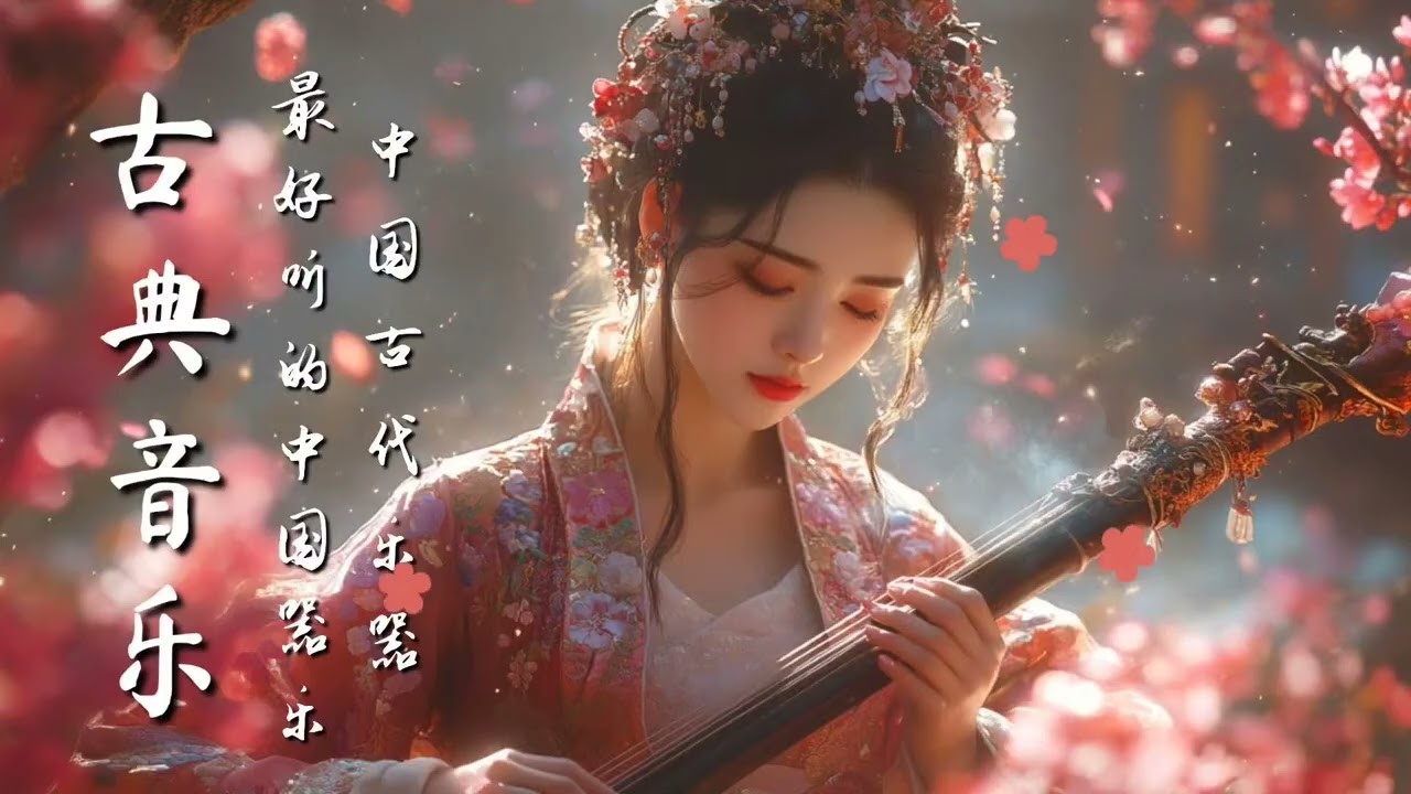 平靜放鬆的中國音樂－古箏,竹笛和二胡樂器的幸福 Chinese calm music for peace and relaxation - Guzheng, Bamboo Flute & Erhu