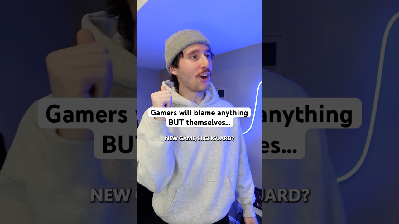 Gamers will blame anything BUT themselves… 😅 