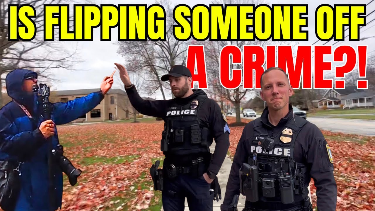 OHIO COP MAKES UP NEW LAW - First Amendment Audit 