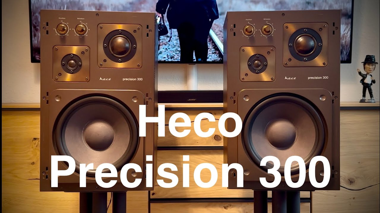 Heco Precision 300 speakers Demo