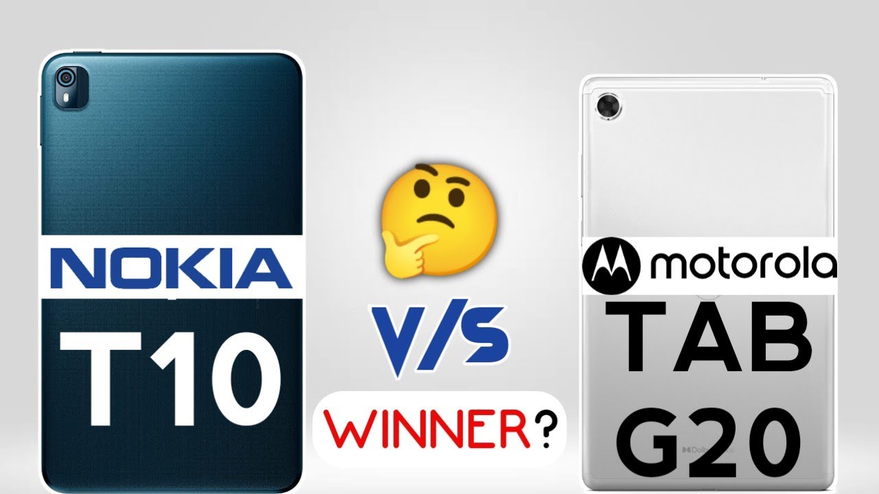 Nokia T10 vs Motorola Tab G20 : Winner 😯🔥