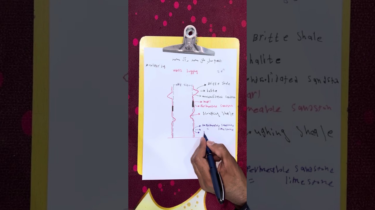 جس الآبار محاضرة -1- ( Caliper Log )