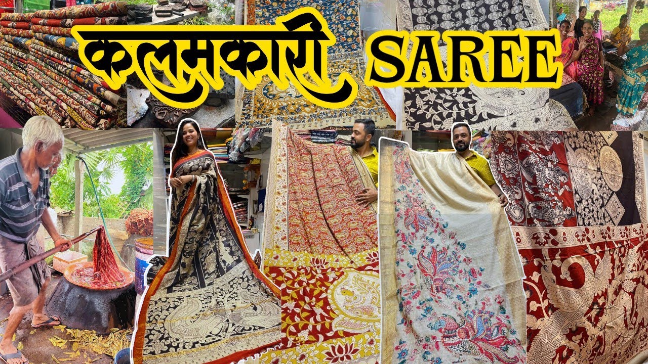 Handloom Saree in Mumbai | KALAMKARI SAREES | Mumbai's Best Saree Market | Cheapest Market in Mumbai