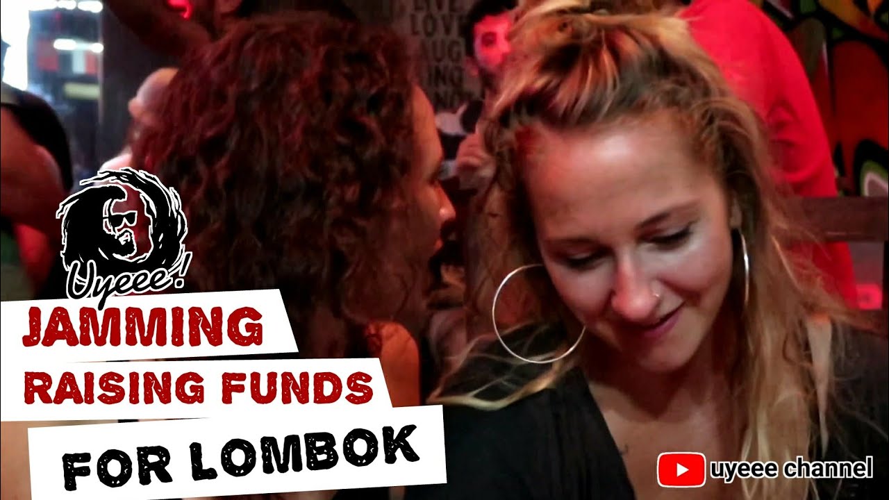 meREGGAE sampe pagi di Bali.. JAMMING - RAISING FUNDS FOR LOMBOK | UYEEE CHANNEL VLOG