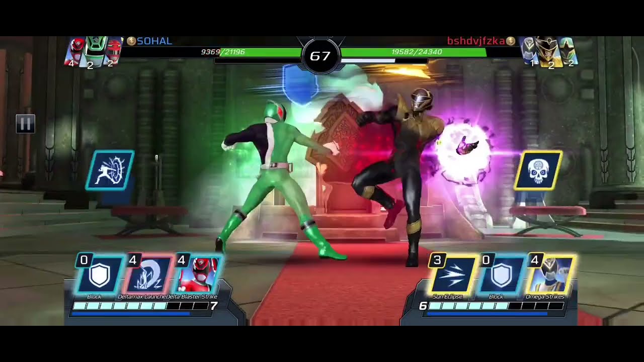 Green bull spd and evil ghost fight power ranger