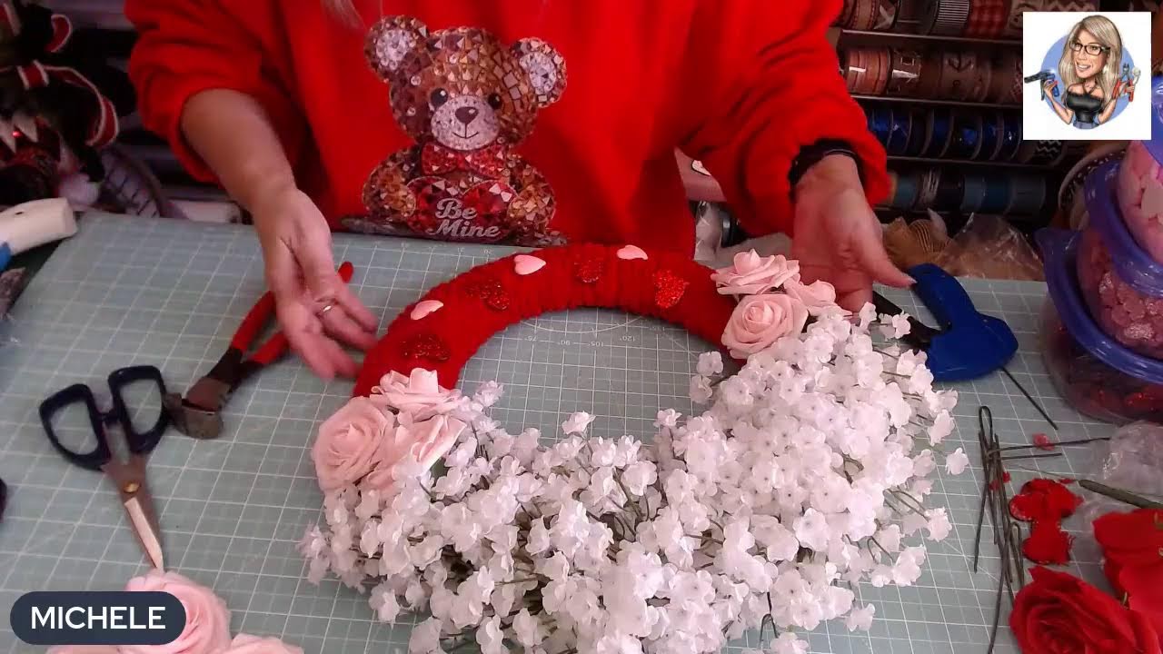 Seasonal Transition: Winter Wonderland to Valentine's Day #dollartree