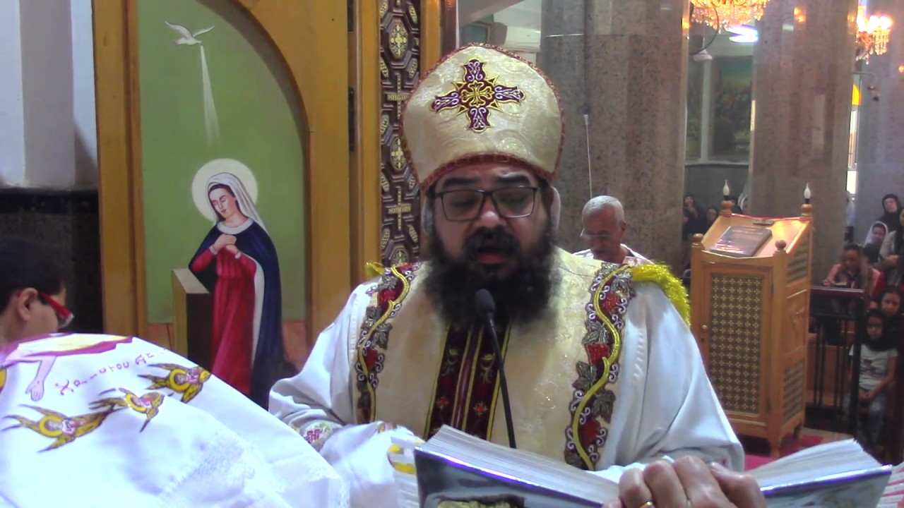أجيوس قبطى من القداس الباسيلى - القس بيشوى القمص لوقا - لغة السمائيين