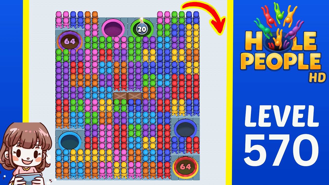 Hole People Level 570 Solution Walkthrough