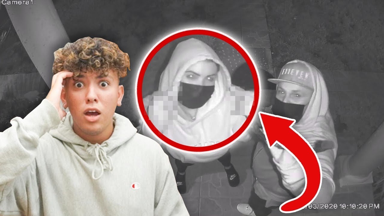 SOMEONE BROKE INTO MY HOUSE! *CAUGHT ON CAMERA*