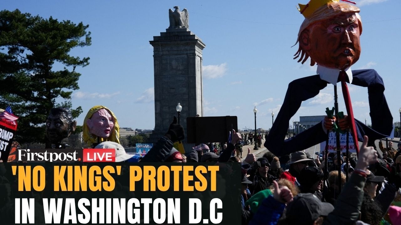 LIVE: People Take to the Streets in Washington DC for 'No Kings' Protests | Anti Trump Protest